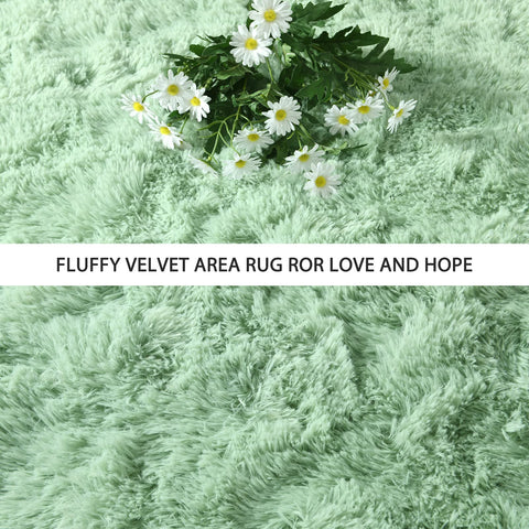 Pettop sage green rug is easy to vacuum for quick refreshes
