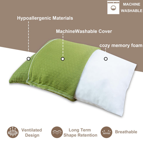PEUJEW removable machine-washable cover simplifies cleaning after trips
