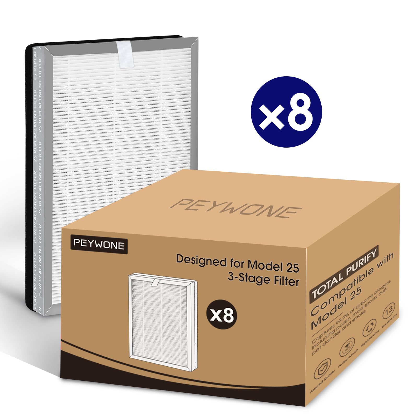 PEYWONE MA25-compatible fit ensures proper alignment and performance.