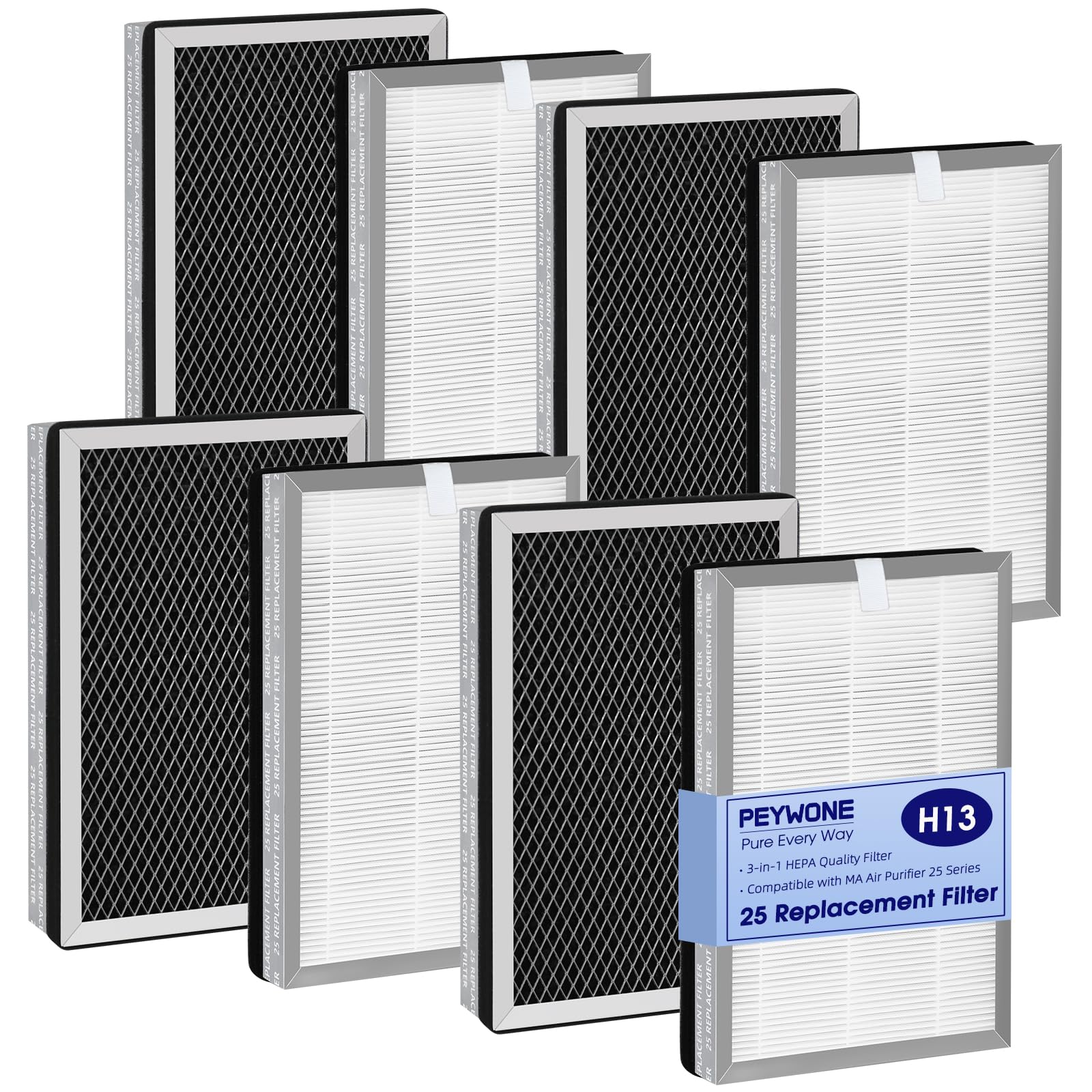 PEYWONE MA25 filter assembly for MA series purifiers.
