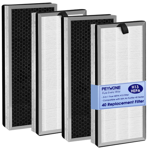 PEYWONE MA40 filter-pack front view for clean air on demand