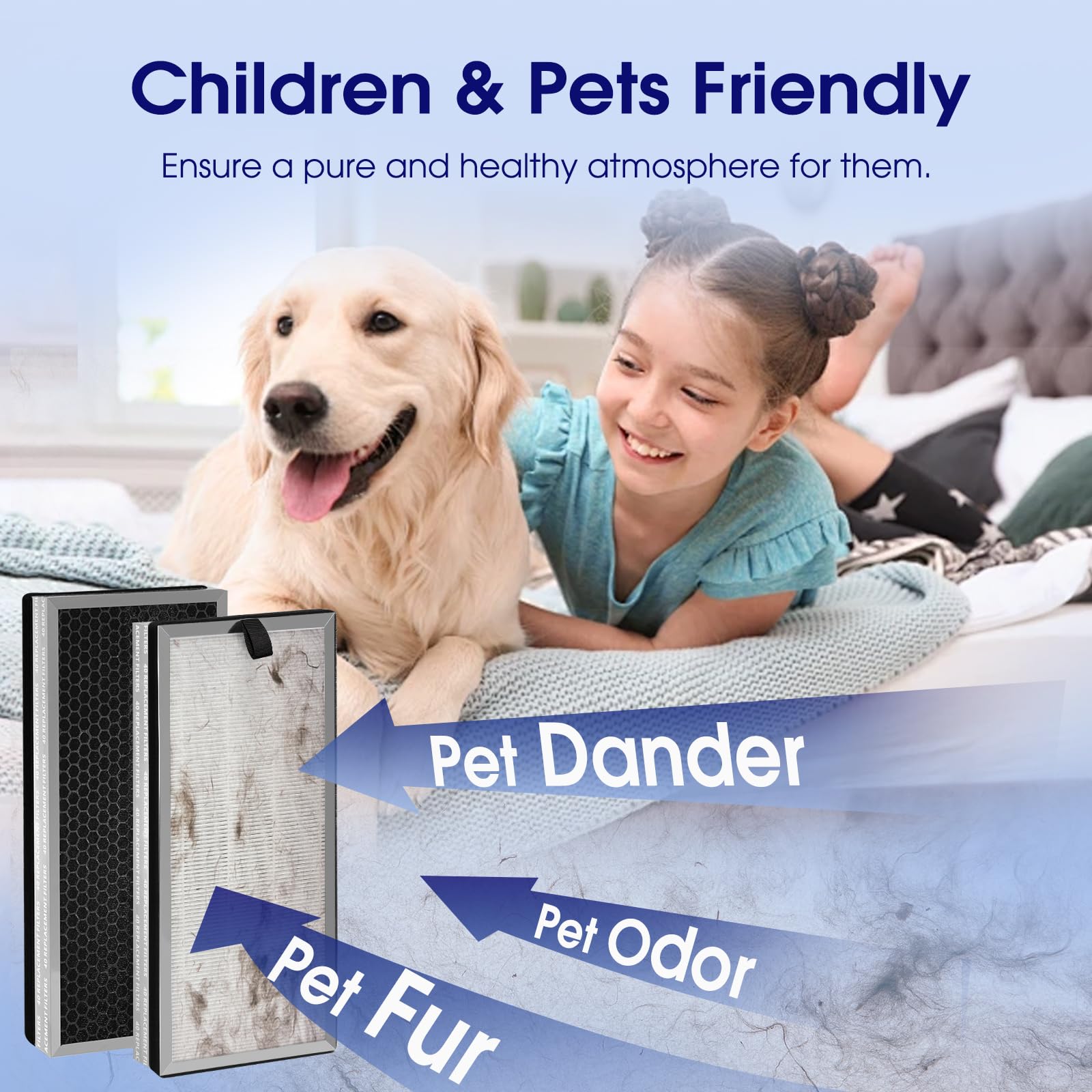 PEYWONE MA40 odor-removal emphasis for pets, cooking, and smoke
