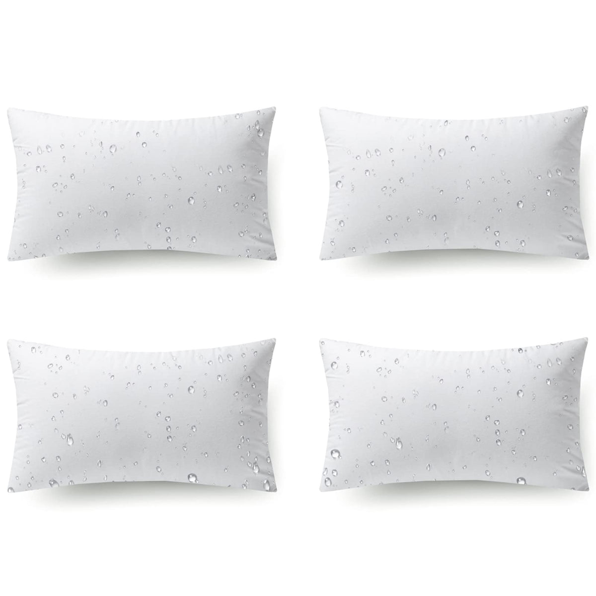 Phantoscope outdoor pillow insert 12x20 four-pack ready for patio cushions.