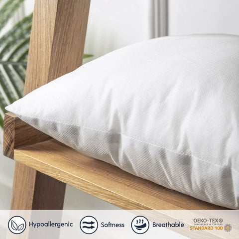 Soft, supportive fill supports everyday outdoor seating.