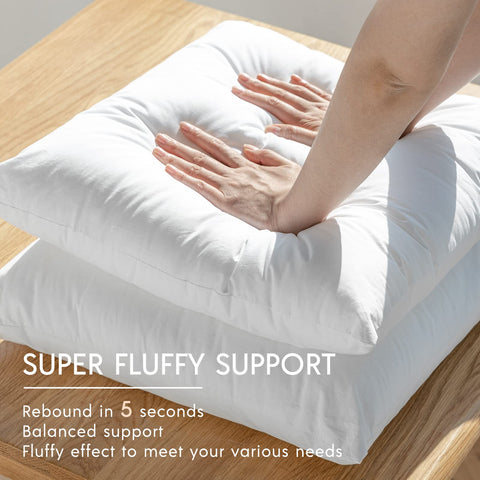 Tight stitching and durable construction ensure long-lasting fullness.