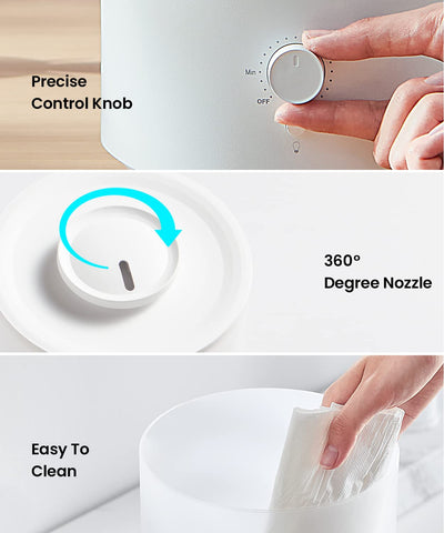 Pharata 23 dB quiet operation keeps bedrooms peaceful during sleep