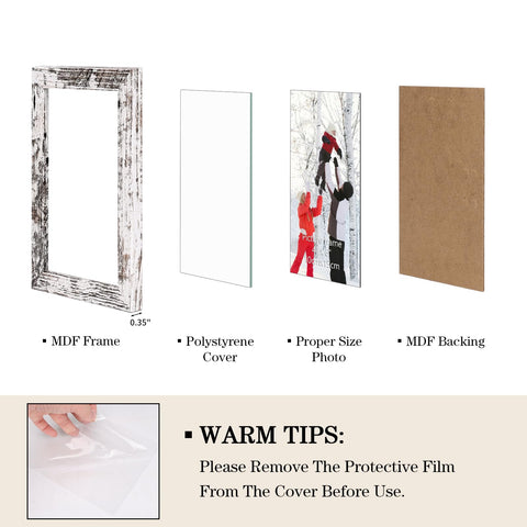 PHAREGE double-fixed corner frame design keeps 4x6 frames sturdy