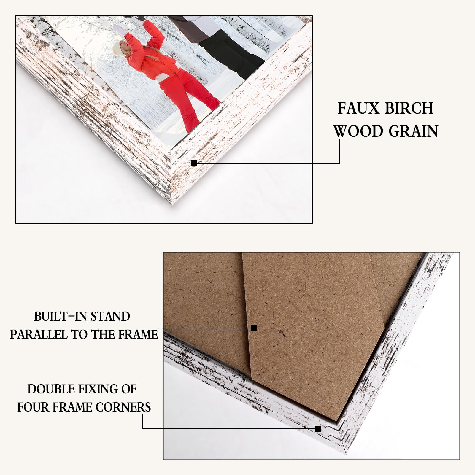 PHAREGE easy-dismantle frame for quick cleaning and photo replacement