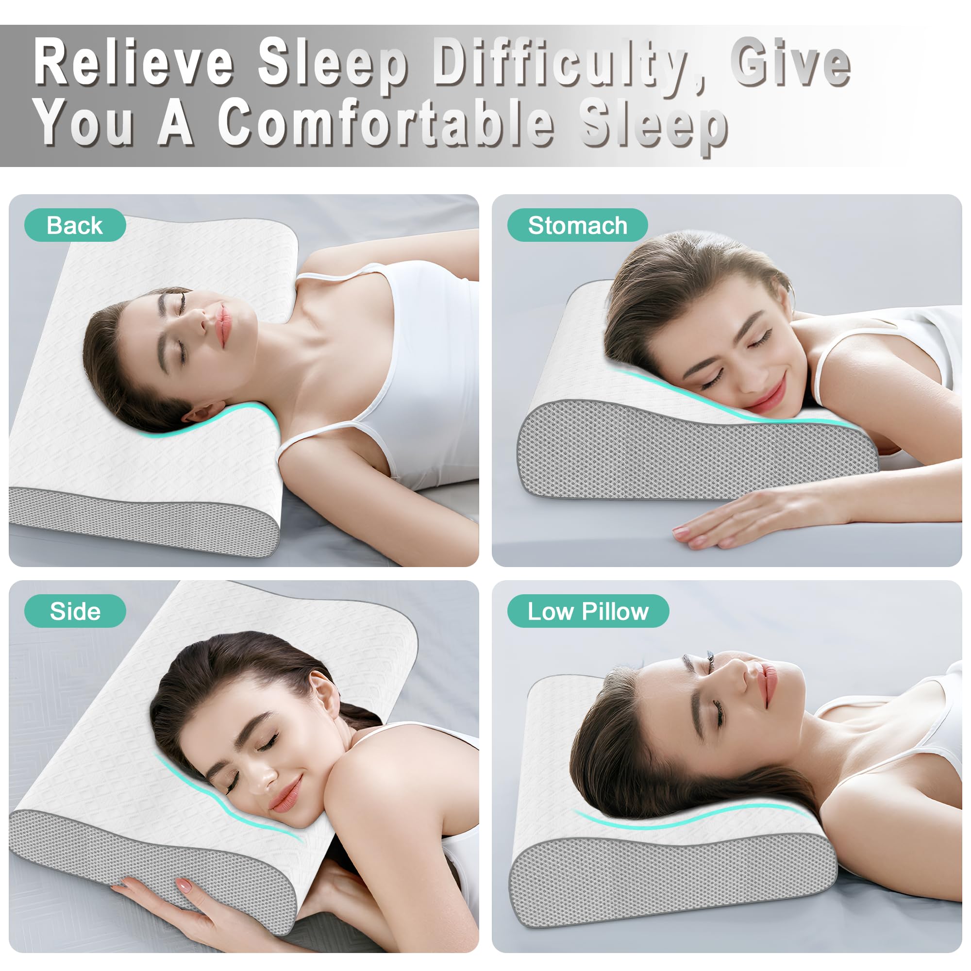 Phent zari pillow demonstrates versatile support for side, back, and stomach sleepers