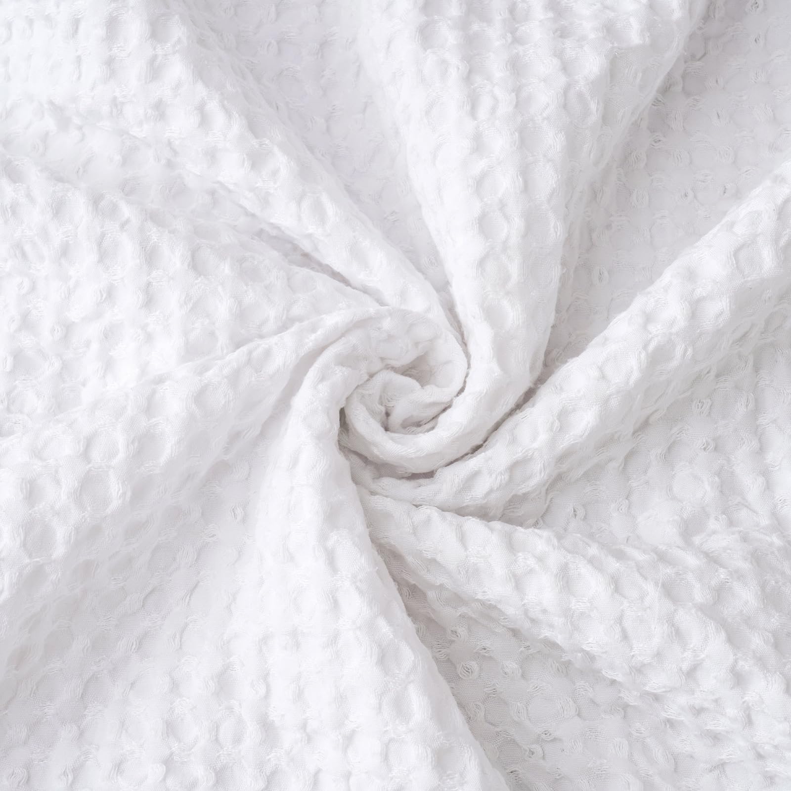 PHF waffle-weave pillow cover maintains shape after washes for long-lasting look.