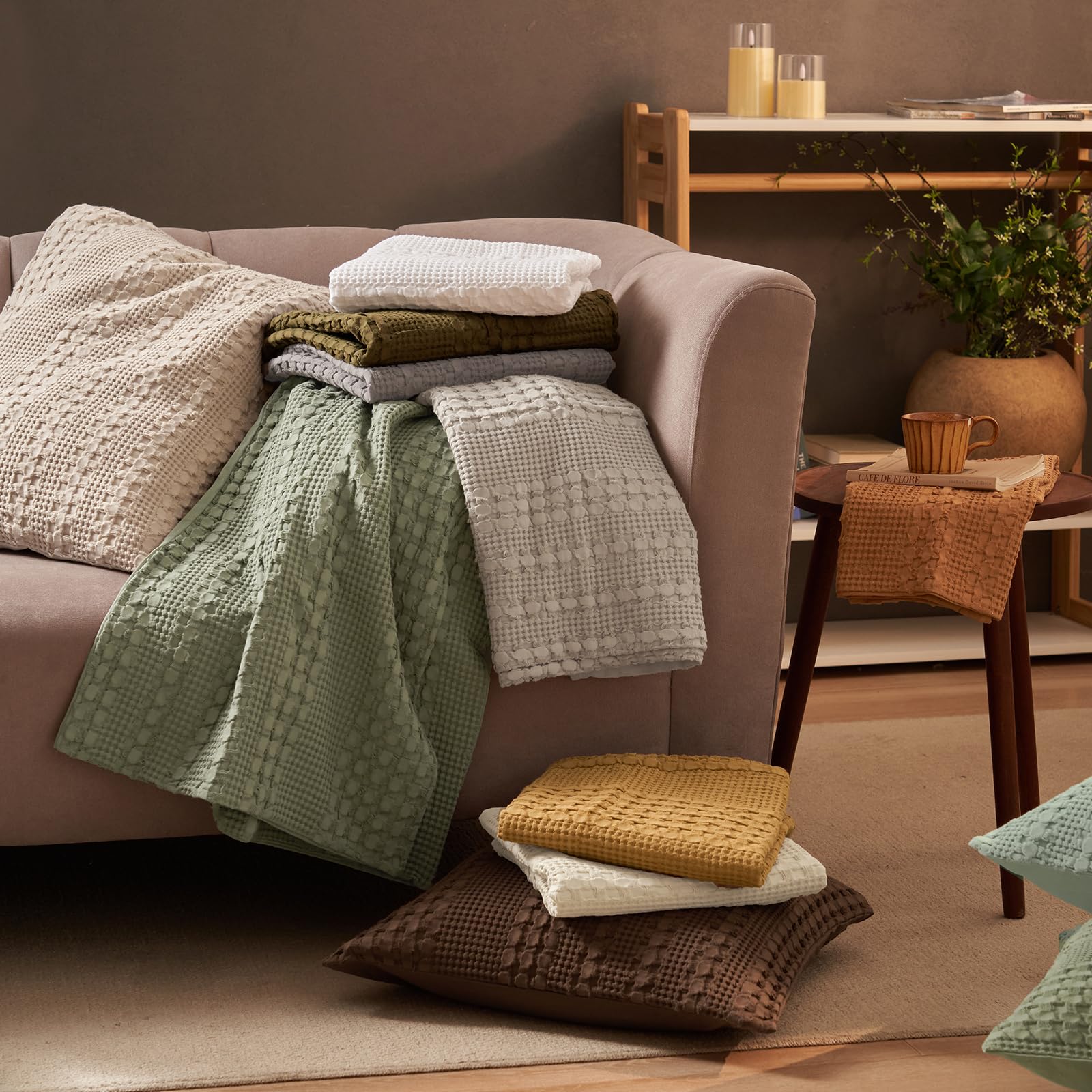 PHF pillow sham on bed demonstrates versatile bedroom styling