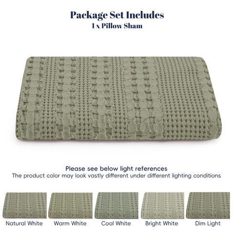 PHF packaging shows single-pack pillow sham, ready to shop