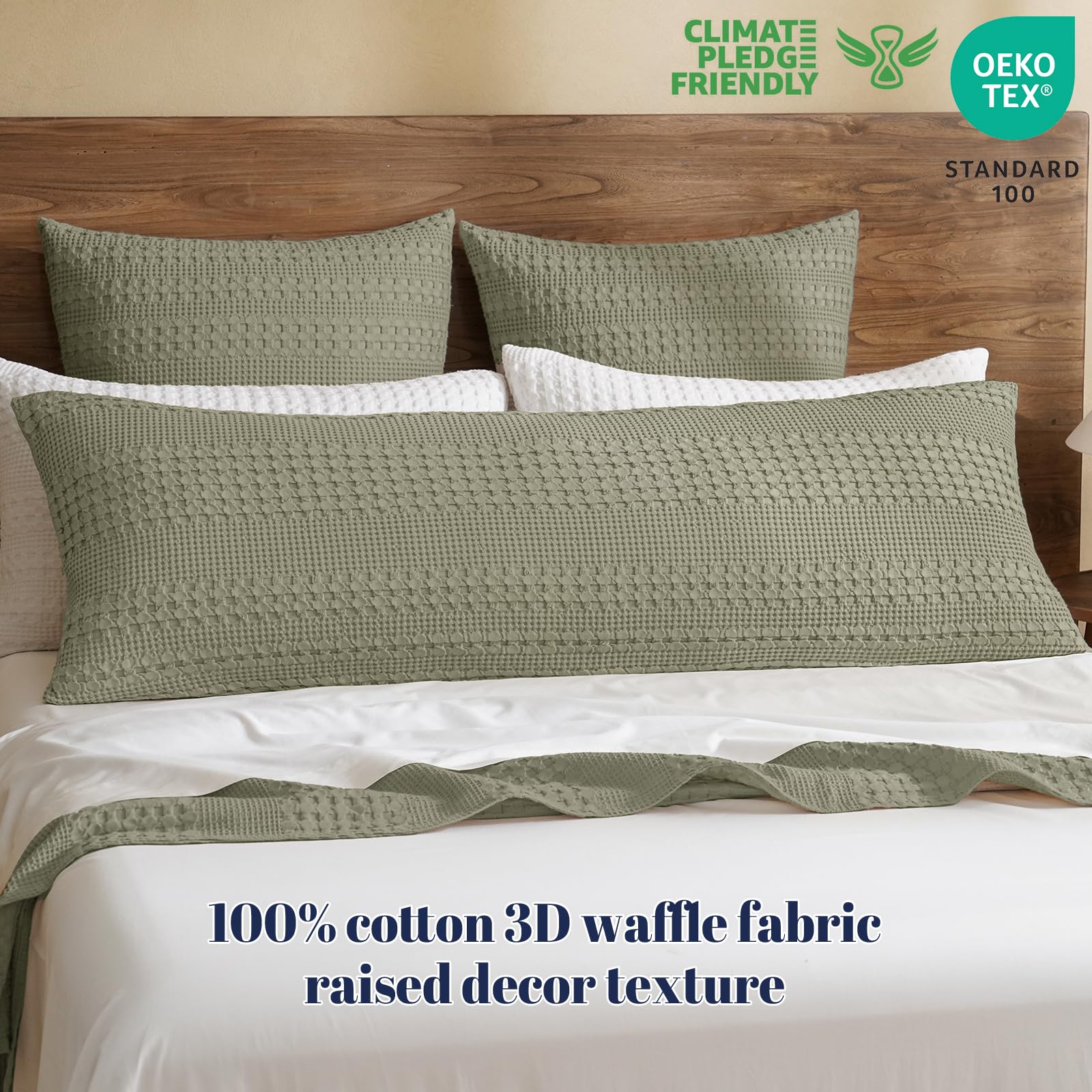PHF 20x54 pillow cover with long placket provides secure, elegant finish
