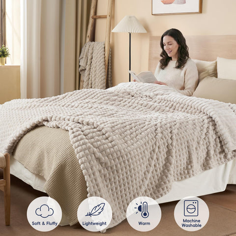 PHF easy-care durable blanket being machine washed