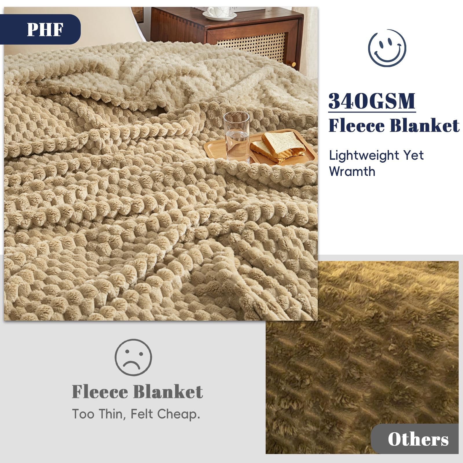 PHF Easy-care design: machine wash cold, tumble dry low