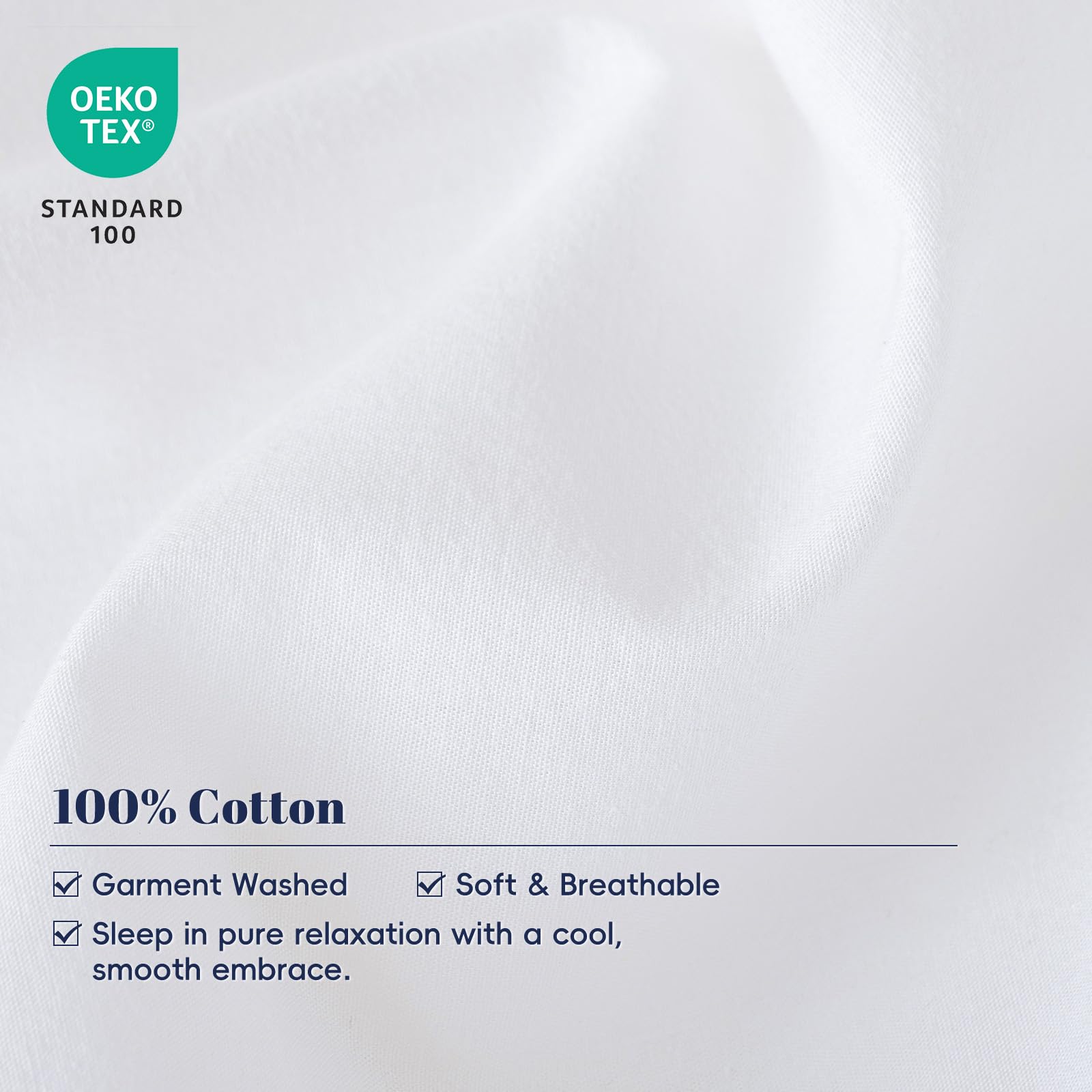 PHF envelope-closure euro sham for easy insertion and secure fit.