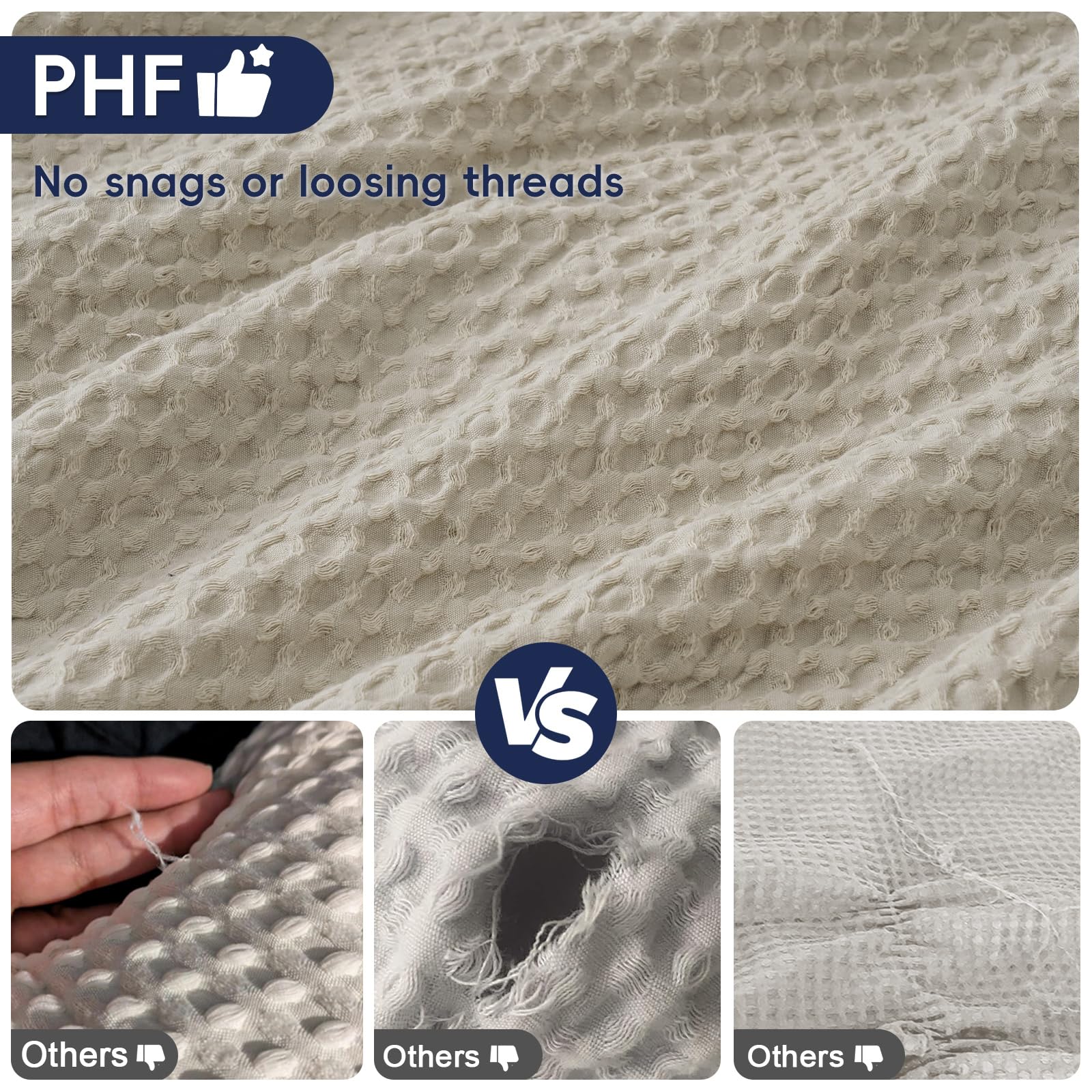 PHF light taupe linen pillow sham for stylish, relaxing bedroom mood.