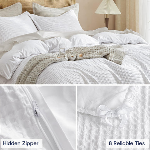 PHF machine-washable duvet cover ensures easy care and quick refresh between uses