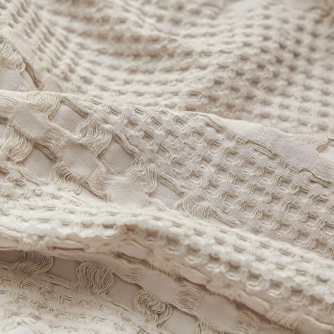 PHF oatmeal waffle weave adds stylish, room-ready appeal