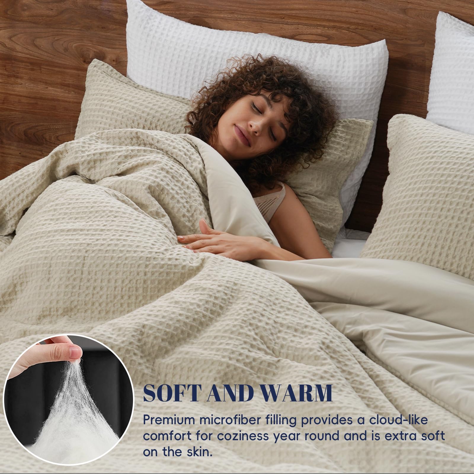 PHF Pillow Shams 2pc for coordinated look and easy care