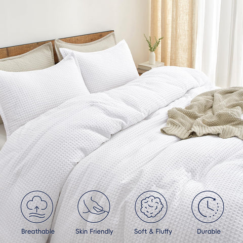 PHF queen pillow shams complete the set for a coordinated bedroom style