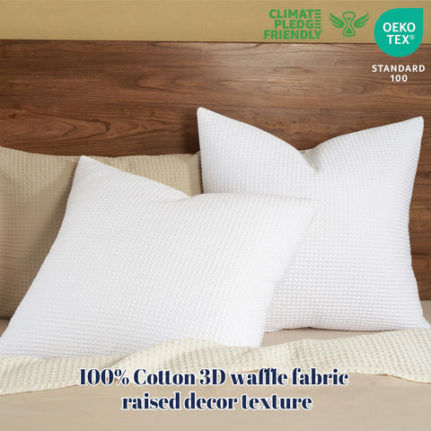 PHF soft natural cotton texture adds breathable comfort for living spaces.