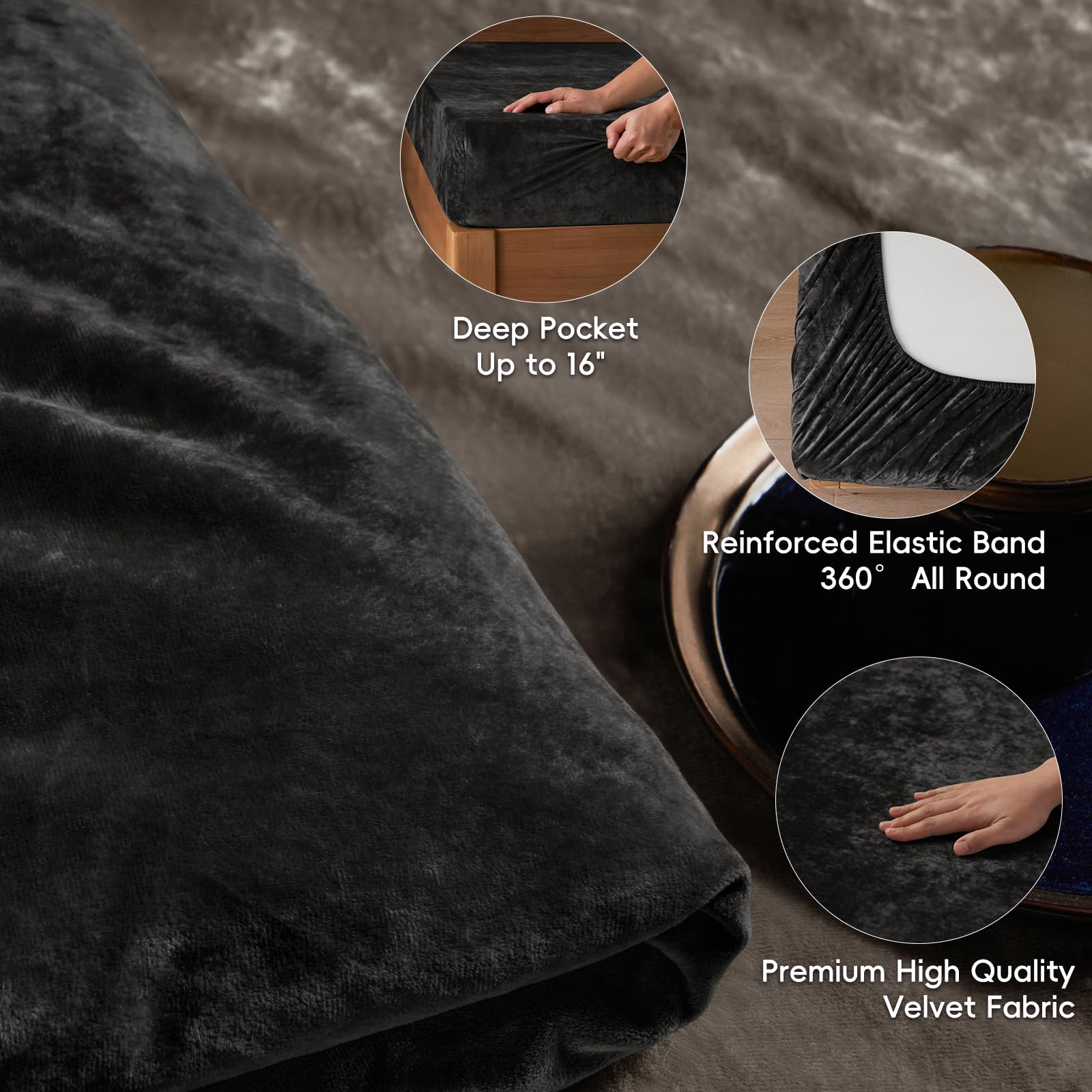 PHF Truly Velvet sheet durable through many washes without pilling or fading.