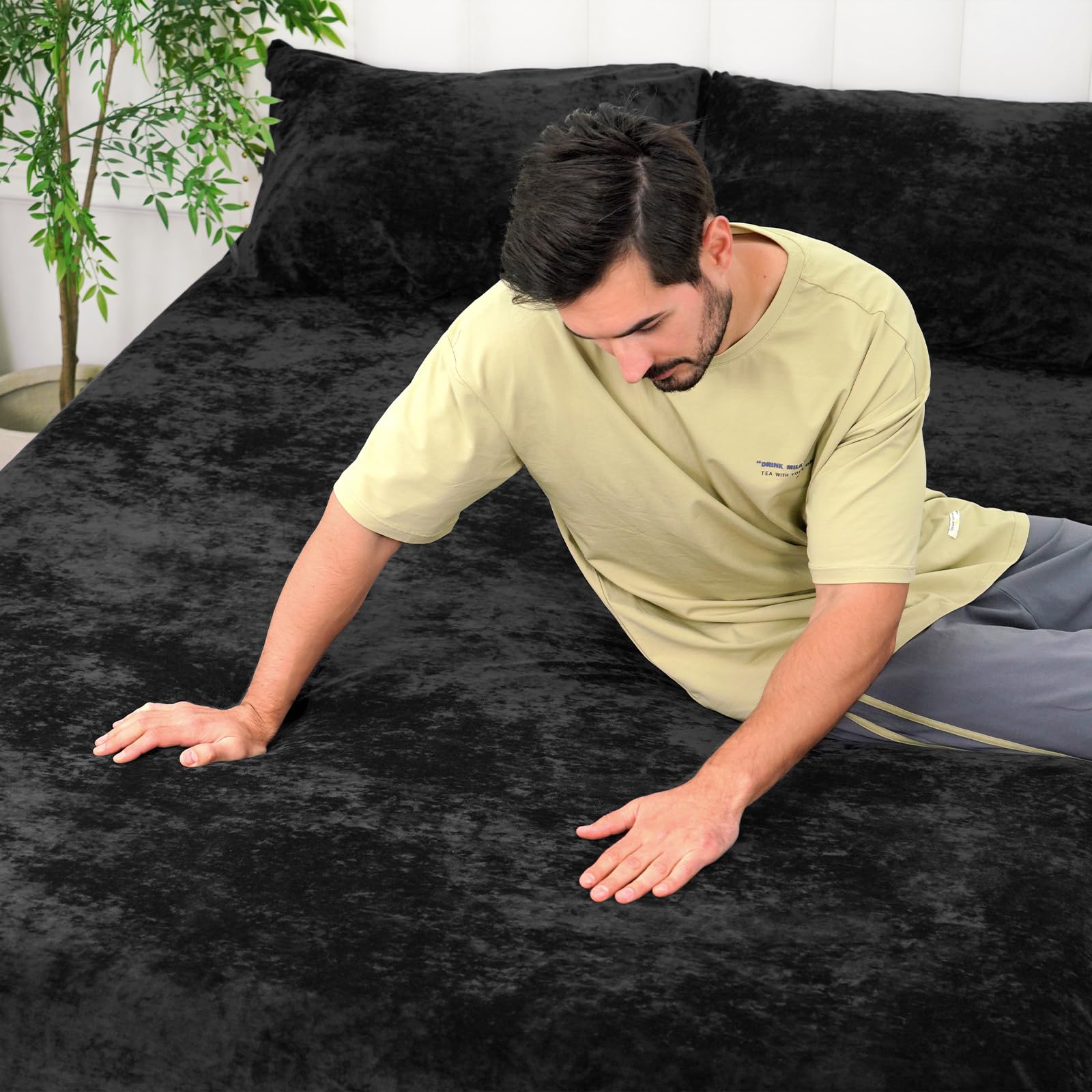 PHF Truly Velvet sheet protects your mattress while adding luxury.