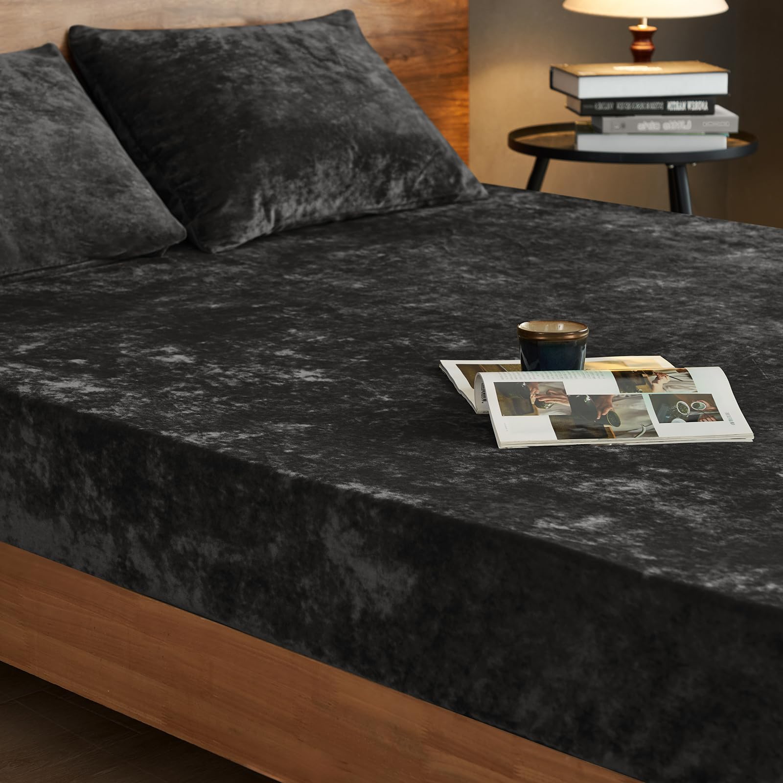 PHF Truly Velvet sheet—no pillowcases included, ideal for standard beds.
