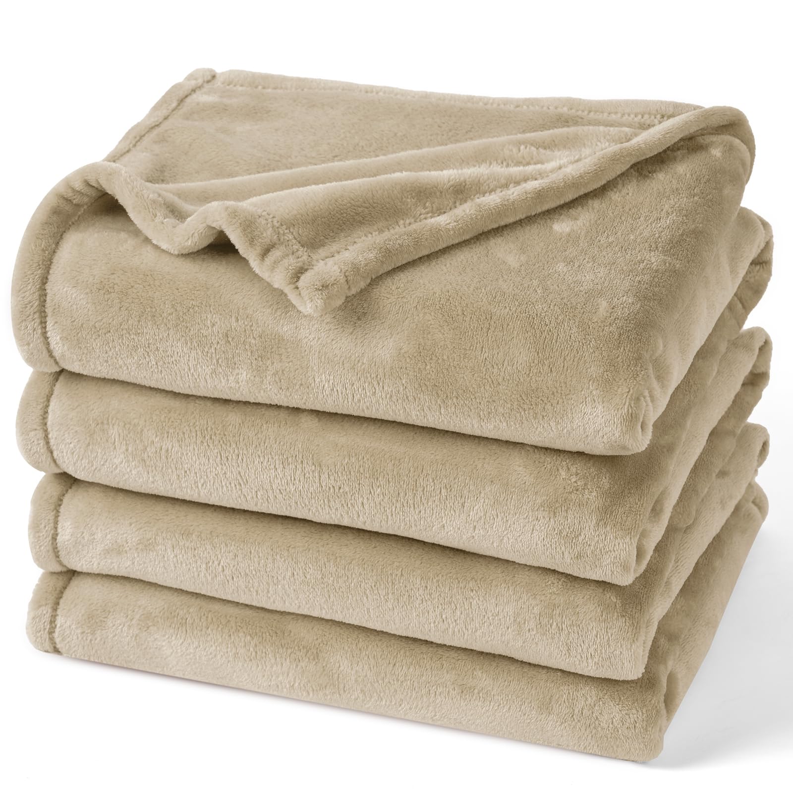 PHF Ultra soft fleece blanket king size provides plush warmth for chilly nights