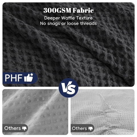 PHF pillow shams pair completes coordinated look for bed decor