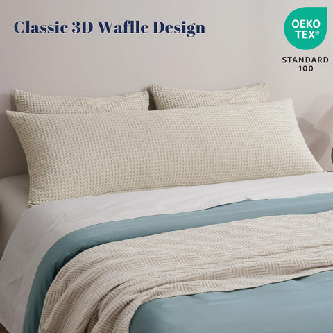 PHF waffle-weave close-up shows luxurious, breathable texture.