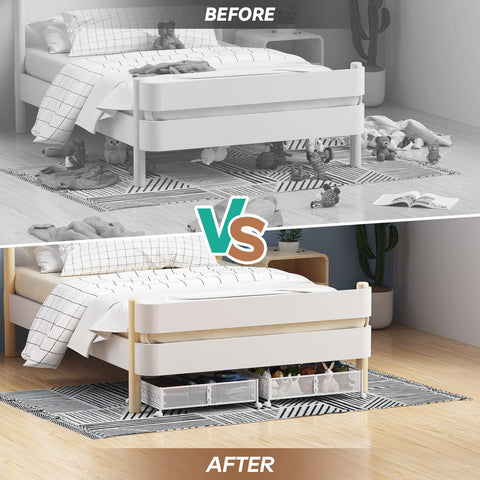 PHINOX two-pack setup fits compact bedrooms