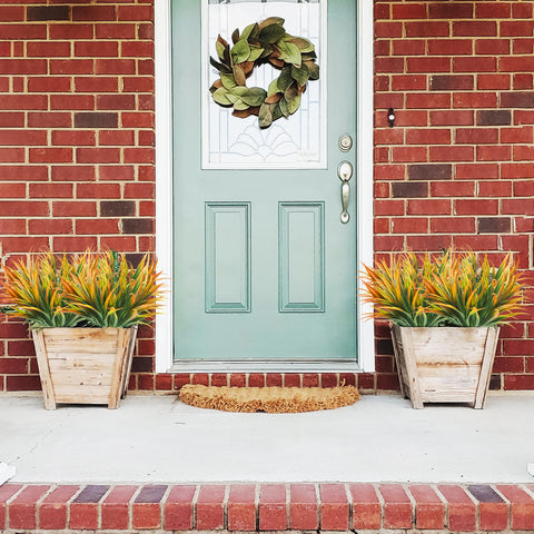 Phliofd artificial grass plant leaf texture highlights durable, fade-resistant leaves.