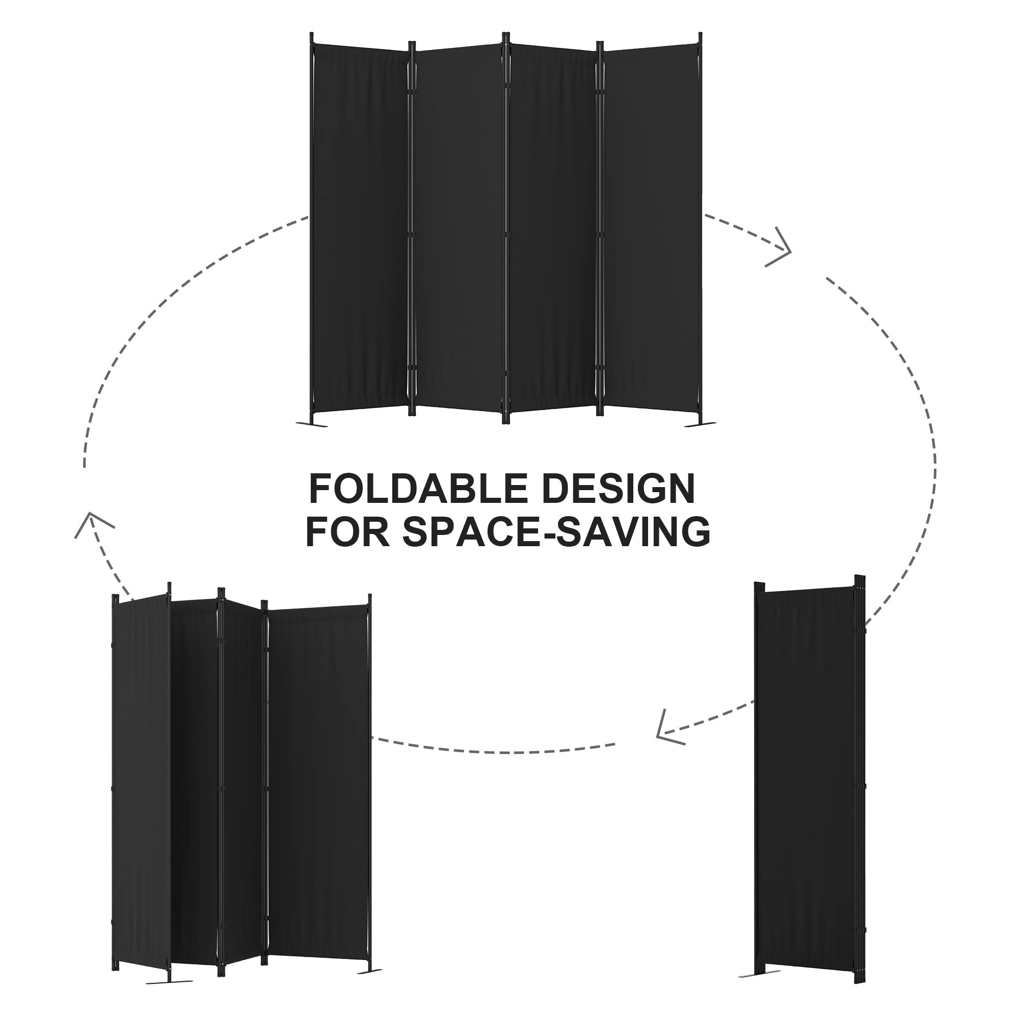 Phonjoroo sunshade-privacy screen blocks glare while defining space.