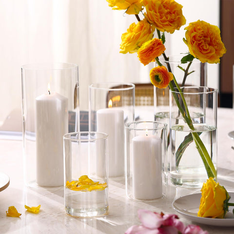 PHOSPHOR hurricane centerpiece ideas for dining and living spaces.