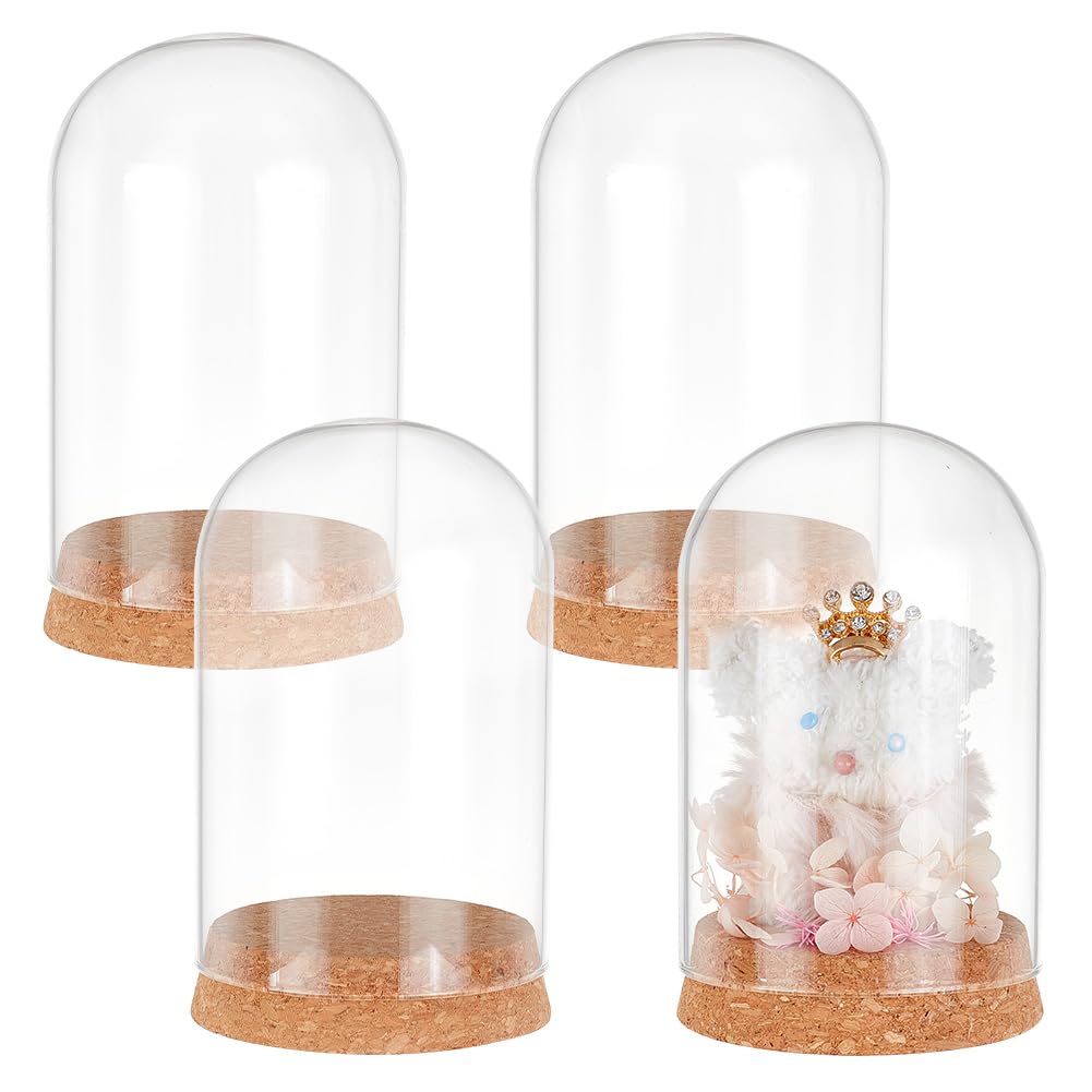 PH PandaHall cloche glass dome for beach-themed miniatures and crafts