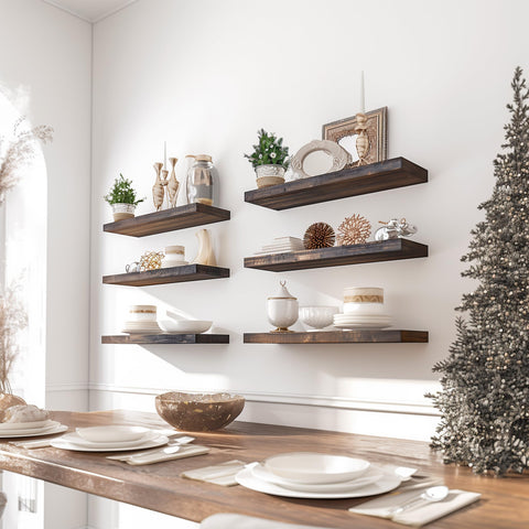PHPH shelves for bedroom, living room, kitchen, or bathroom decor.
