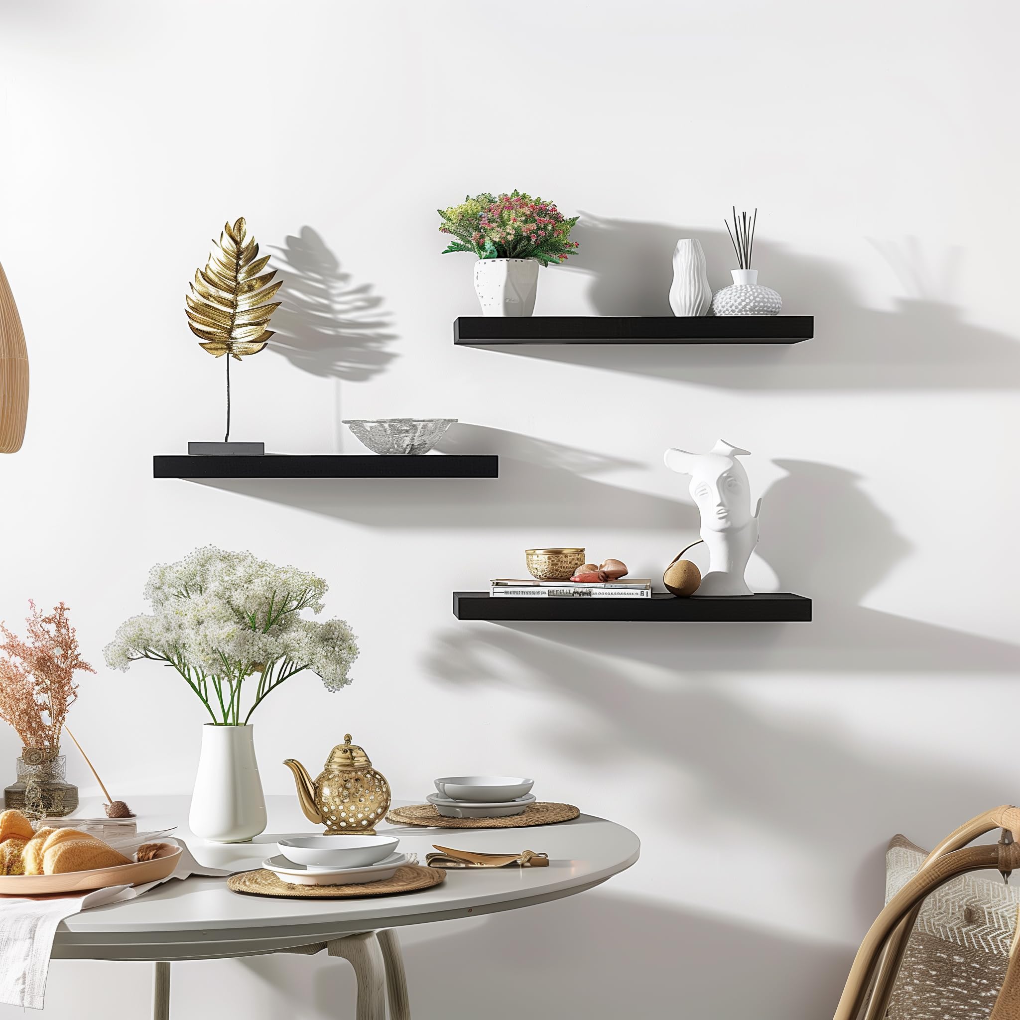 PHPH ready-to-install shelves with mounting hardware included
