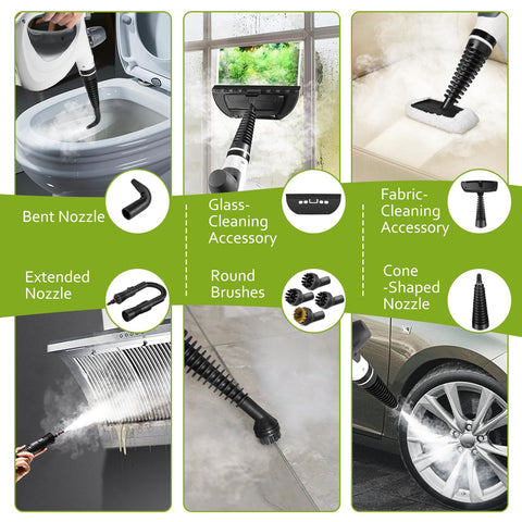 Phueut 12-piece accessory kit adds brushes and attachments for versatile tasks.