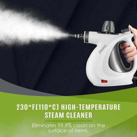 Phueut 350ml water tank enables longer cleaning sessions with fewer refills.