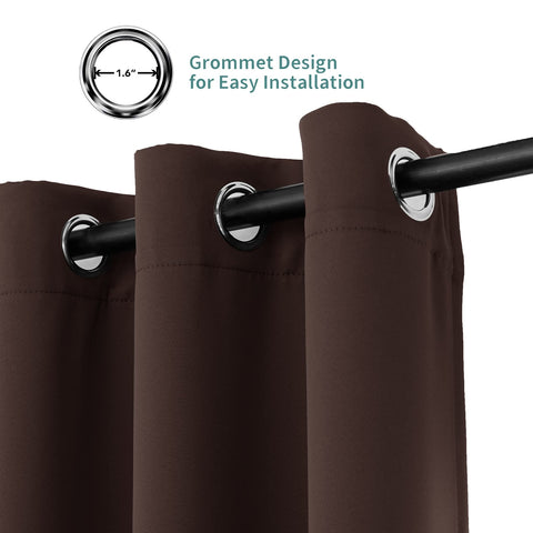 Pickluc blackout curtains in living room setting, improving privacy and ambience.