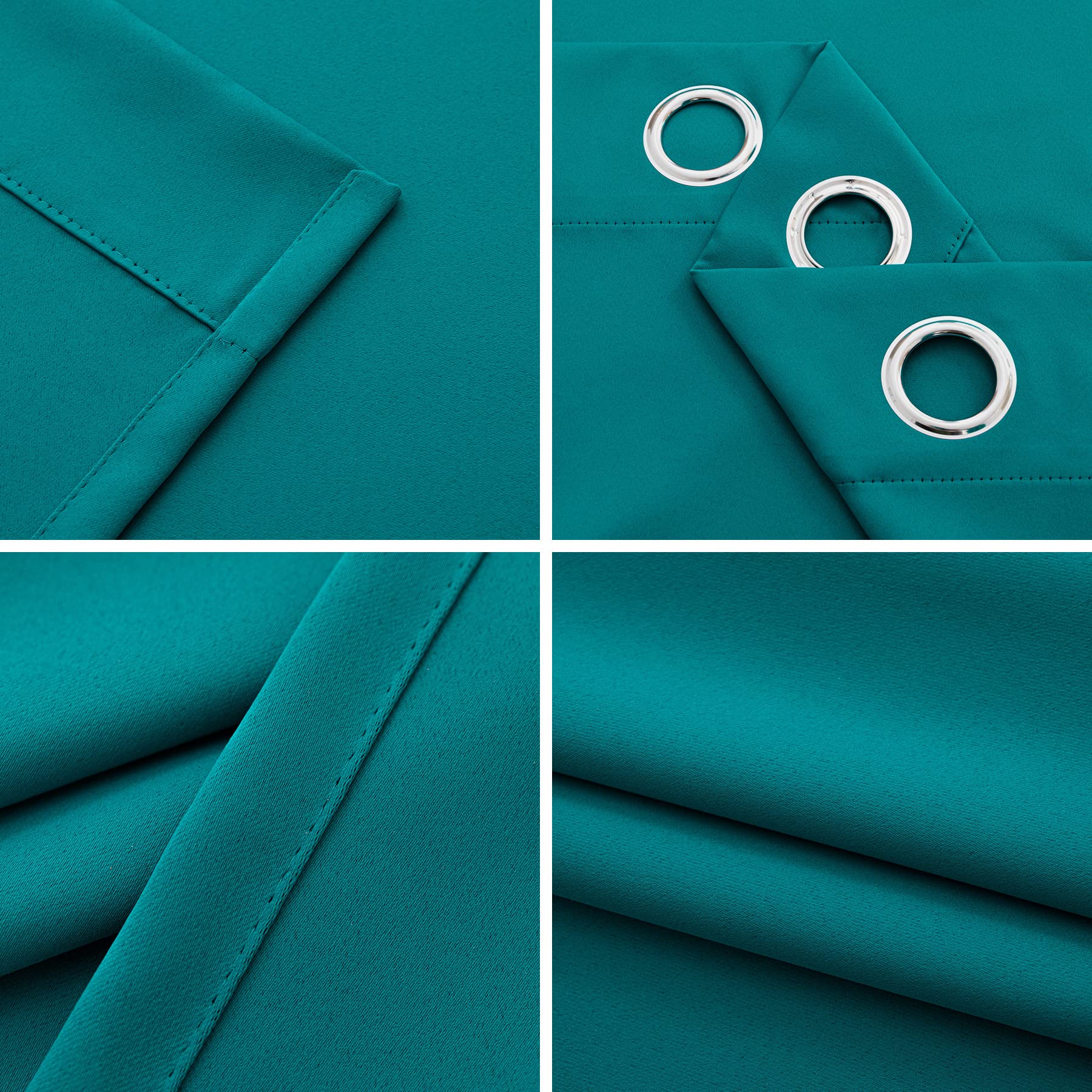 Bright daylight is blocked by Pickluc curtains for comfortable, restful evenings.