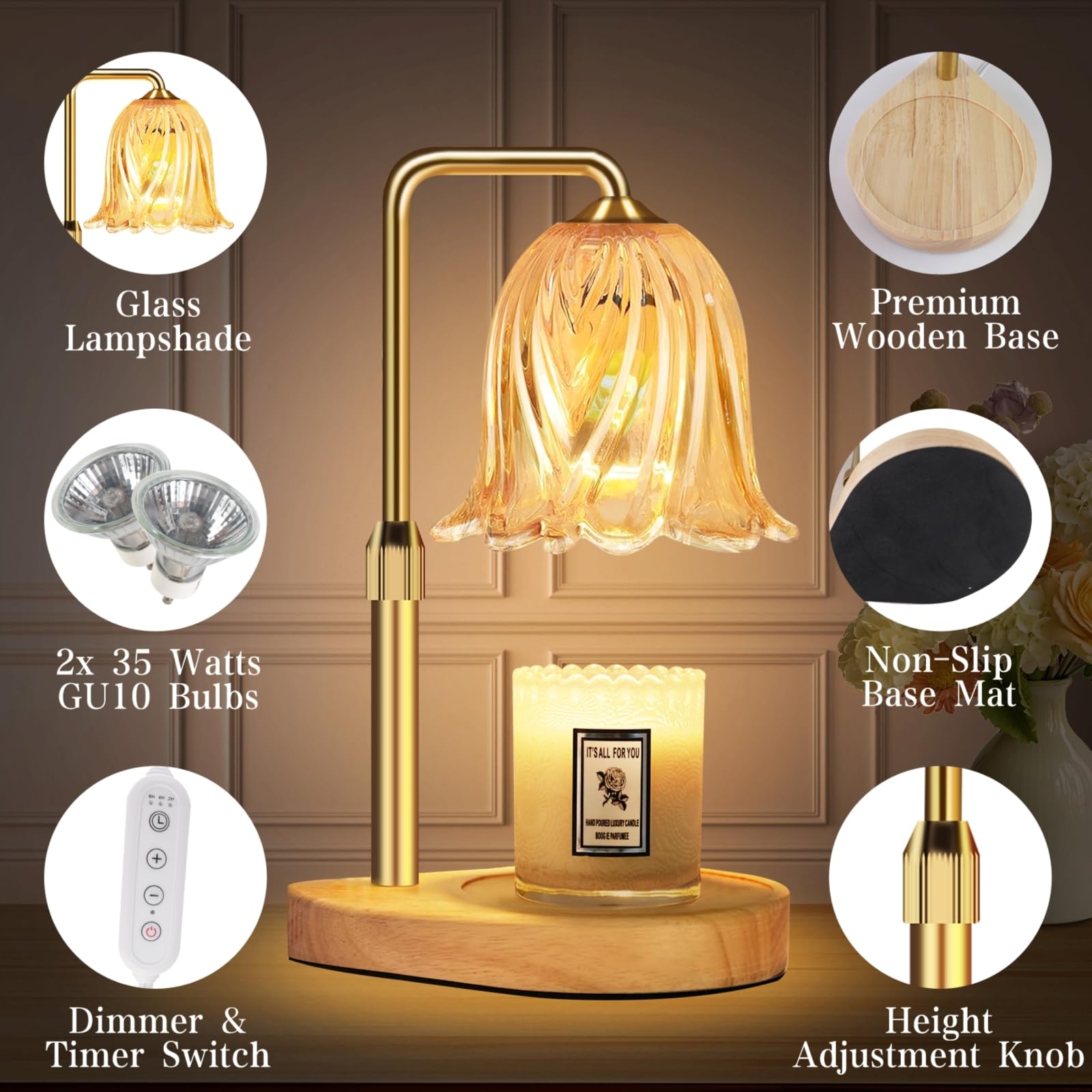PICKOYOLO jar candles compatibility for steady aroma diffusion