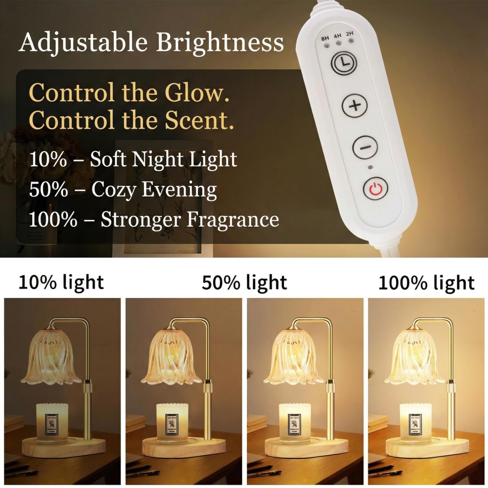 PICKOYOLO flameless, stylish design suits various room aesthetics
