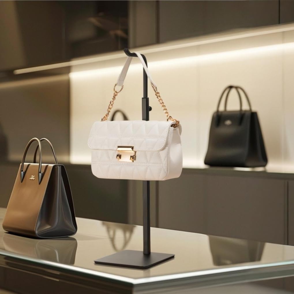 Pickpiff tabletop stands enhance retail displays by keeping items neatly aligned.