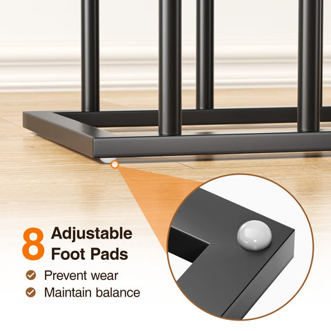 Pickpiff boot rack round-top design prevents debris from entering boots.