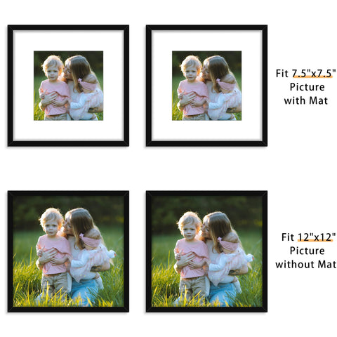 Picrit 12x12 frame without mat, perfect for full-bleed images and bold statements.