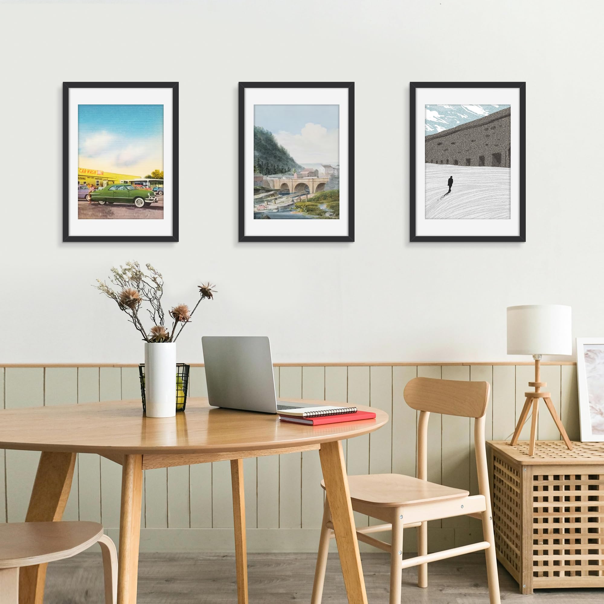 Picrit 14x20 frame with mat for a 12x16 display of art or photos
