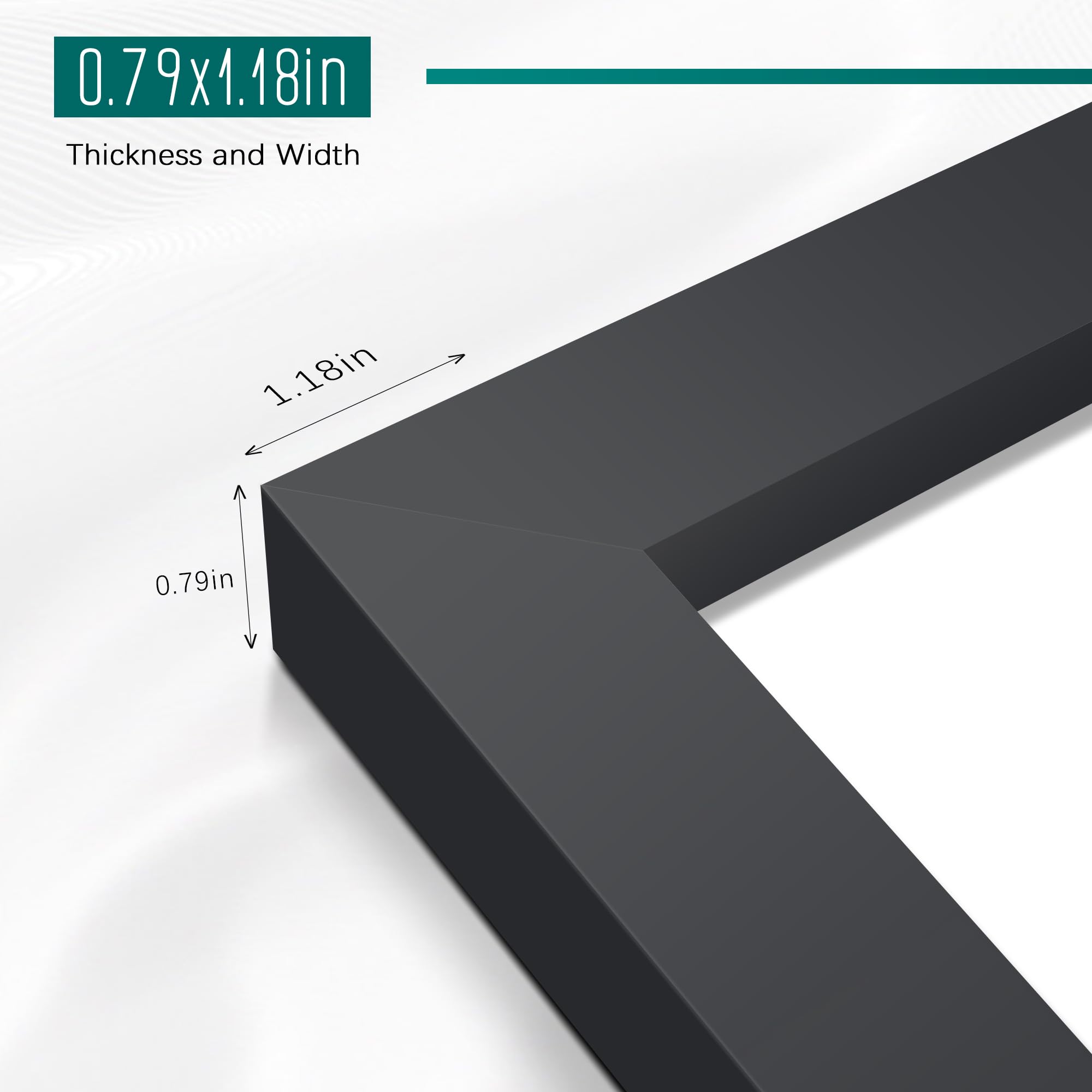 Picrit 22x28 frame horizontal mounting showcases flexible display options for posters.